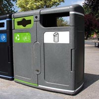 Gemini™ General Waste / Mixed Recyclables Bin
