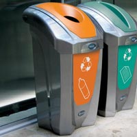 Nexus® 30 Deluxe Plastic Bottle Recycling Bin