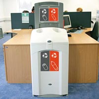 Nexus® 100 Duo Can / Plastic Bottle Recycling Bin