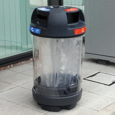 C-Thru™ Trio Recycling Bin