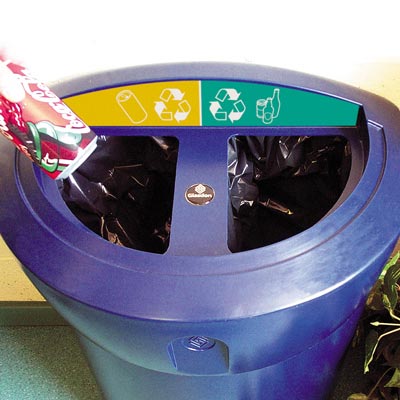 Envoy™ Duo Recycling Bin - 110 Ltr