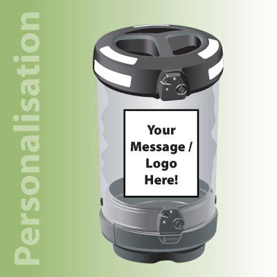C-Thru™ Trio Recycling Bin