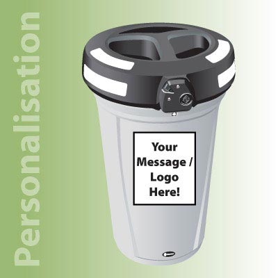 Nexus® 130 Trio Recycling Bin