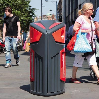 Nexus® 200 Can / Newspaper & Magazine Recycling Bin