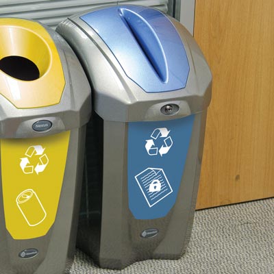 Nexus® 30 Deluxe Confidential Paper Recycling Bin