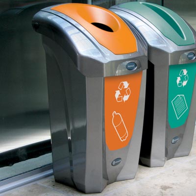 Nexus® 30 Deluxe Plastic Bottle Recycling Bin