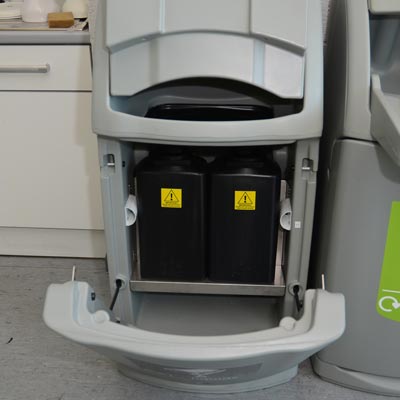 Combo Liquid Reservoir Catering Waste Bin.