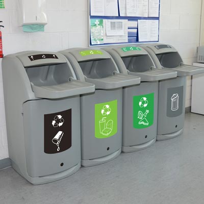 Combo™ Tray Shelf Catering Waste Bin