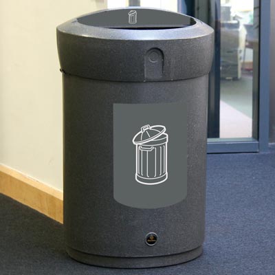 Envoy™ General Waste Open Top Bin - 110 Ltr