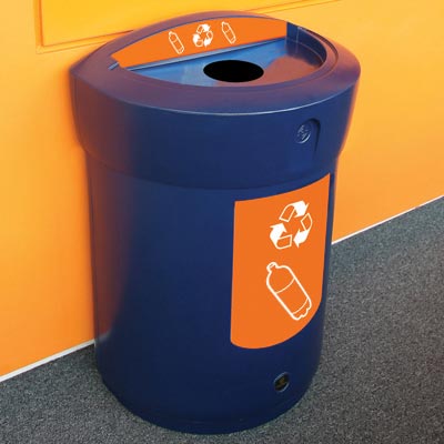 Envoy™ Plastic Bottle Recycling Bin - 90 Ltr