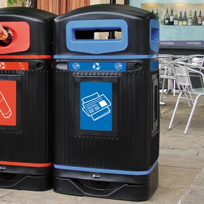 Glasdon Jubilee™ Newspaper & Magazine Recycling Bin