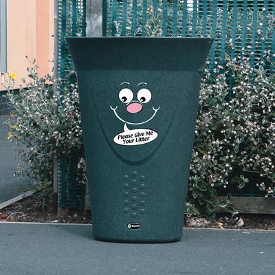 Luna™ Litter Bin with Billy Bin-it™ Symbol