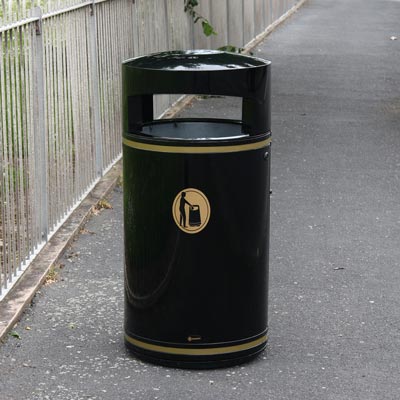 Metal Chieftain™ Litter Bin