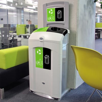 Nexus® 100 Duo General Waste / Mixed Recyclables Bin