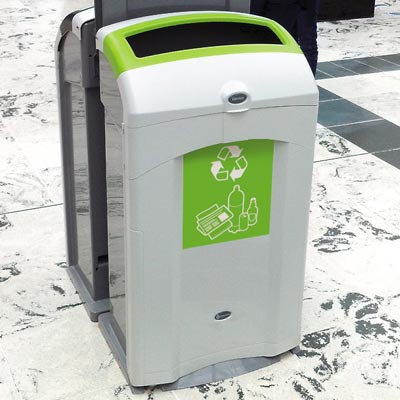 Nexus® 100 Mixed Recyclables Recycling Bin