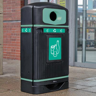 Streamline Jubilee™ Mixed Glass Recycling Bin