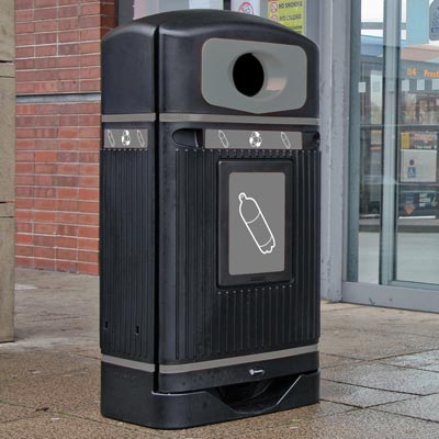 Streamline Jubilee™ Plastic Bottle Recycling Bin