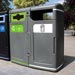 Gemini™ General Waste / Mixed Recyclables Bin