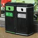 Gemini™ Plastic Bottle / Mixed Glass Recycling Bin