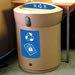 Envoy™ Confidential Paper Recycling Bin  - 90 Ltr